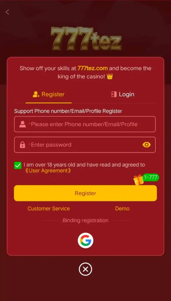 777TEZ Game App