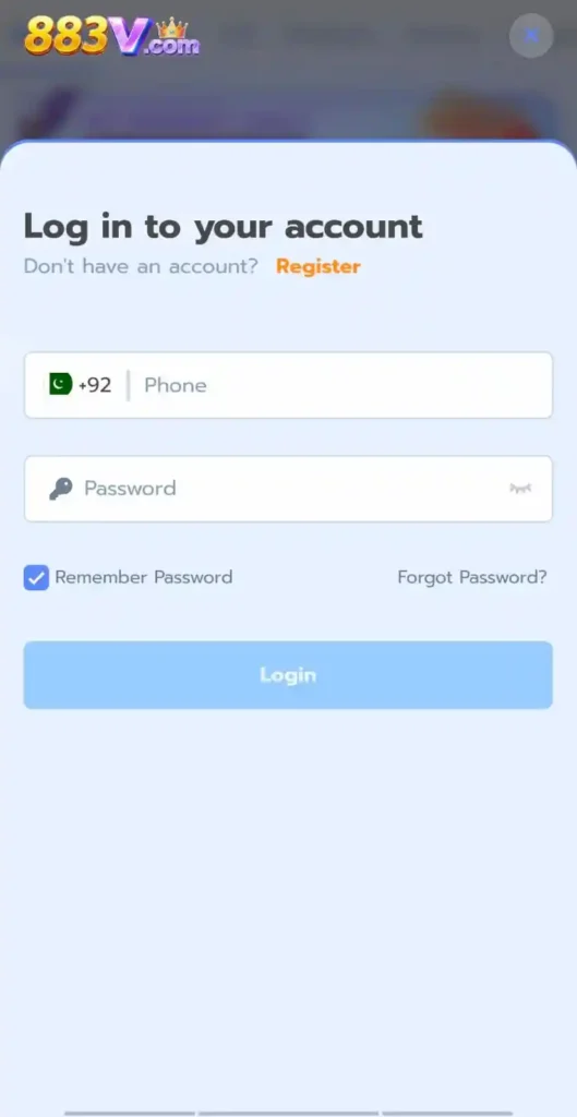 883V Game Register