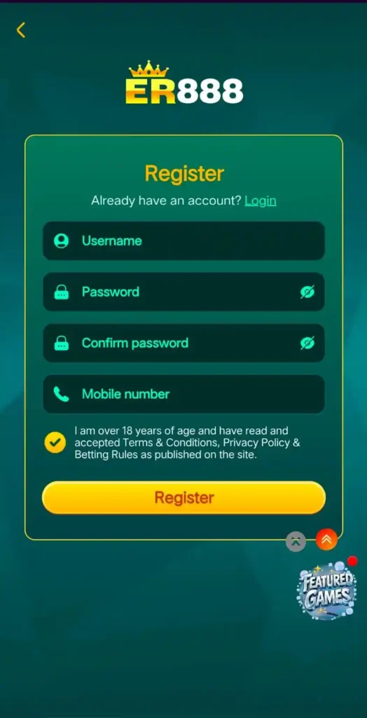 ER888 Game Register