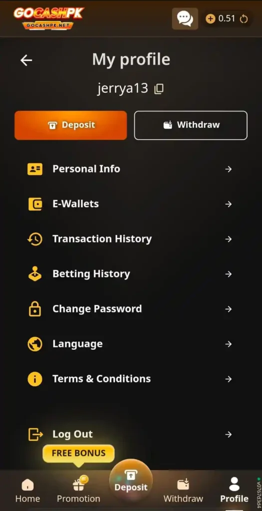 GOCASHPK Game New