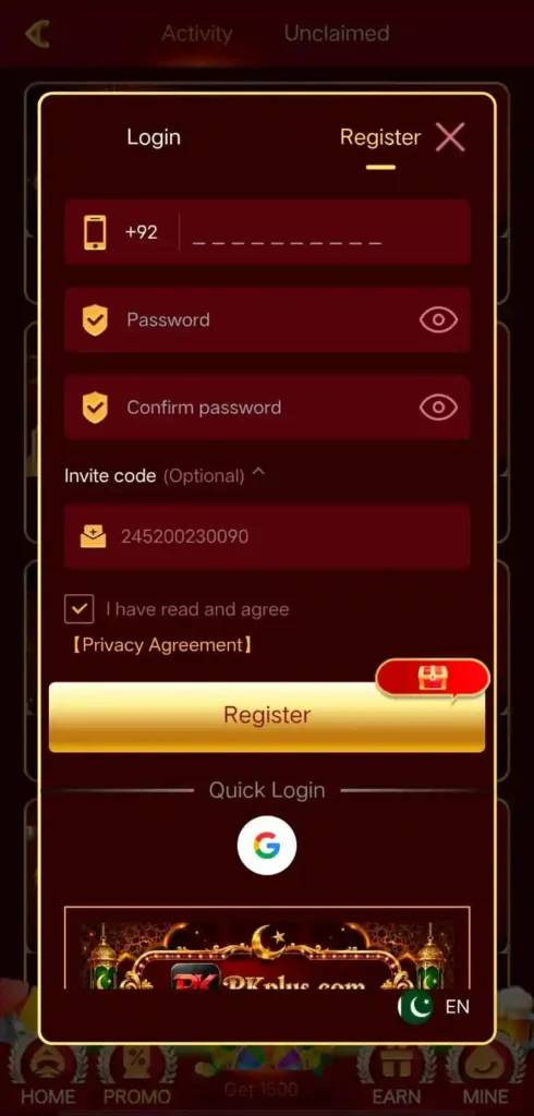 PKPlus Game